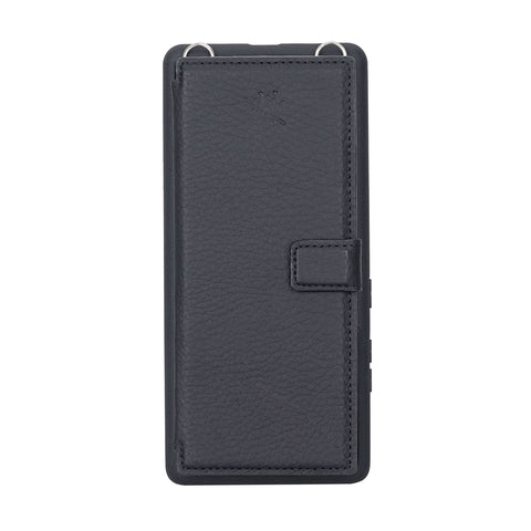 Fermo Funda de cuero para teléfono con billetera cruzada para Galaxy S21 Ultra