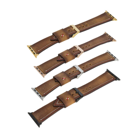 Correa de cuero Forio para Apple Watch