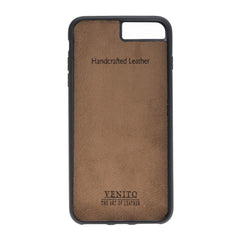 Funda tipo billetera de cuero Capri Snap On para iPhone 7 Plus