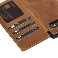Verona - Funda tipo cartera delgada de piel con bloqueo RFID para Samsung Galaxy Note 9