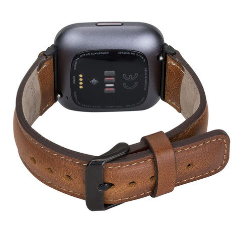 Tuscany Leather Watch Band for Fitbit Versa