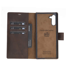 Funda tipo billetera de cuero con bloqueo RFID Florence para Samsung Galaxy Note 10