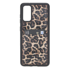 Funda tipo billetera de cuero Capri Snap On para Samsung Galaxy S20
