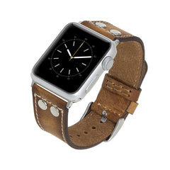 Correa de cuero Como para Apple Watch