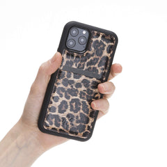 Funda tipo billetera de cuero Capri Snap On para iPhone 11 Pro