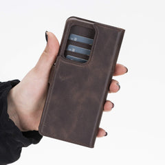 Florence - Funda tipo cartera de piel con bloqueo RFID para Samsung Galaxy S20 Ultra