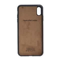 Funda tipo billetera de cuero Capri Snap On para iPhone XS Max