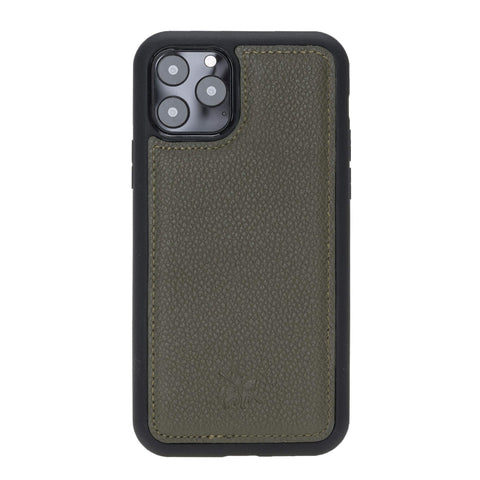 Funda de cuero Lucca Snap On para iPhone 11 Pro