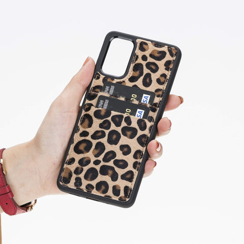 Funda tipo billetera de cuero Capri Snap On para Samsung Galaxy S20 Plus