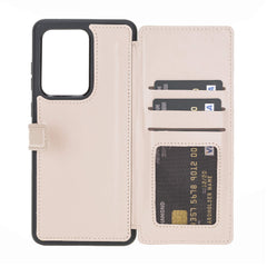 Verona Funda tipo billetera delgada de cuero con bloqueo RFID para Samsung Galaxy S20 Ultra
