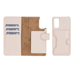 Funda tipo billetera de cuero con bloqueo RFID Florence para Samsung Galaxy S20