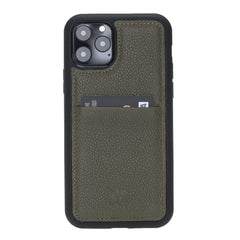 Funda tipo billetera de cuero Capri Snap On para iPhone 11 Pro