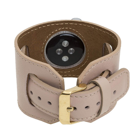 Ancona Leather Cuff Band Strap for Apple Watch
