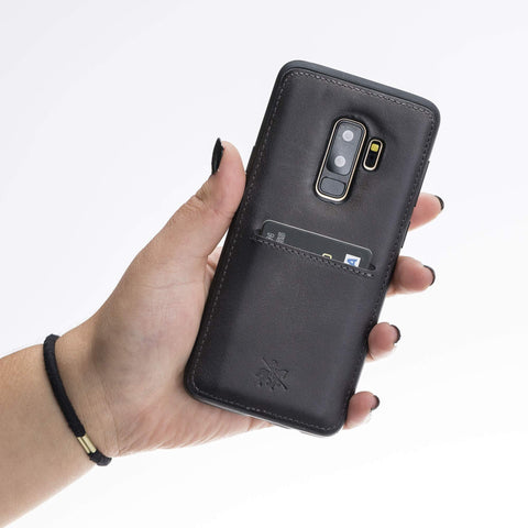 Capri Snap On Leather Wallet Case for Samsung Galaxy S9 Plus