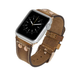 Correa de cuero Como para Apple Watch
