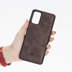 Funda de cuero Lucca Snap On para Samsung Galaxy S20 Plus