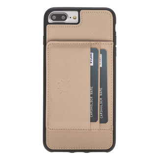 Pisa Snap On Leather Wallet Case with Stand for iPhone 8 Plus