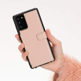 Fermo Funda de cuero para teléfono con billetera cruzada para Galaxy Note 20