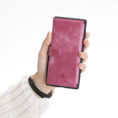 Verona - Funda tipo cartera delgada de piel con bloqueo RFID para Samsung Galaxy Note 10