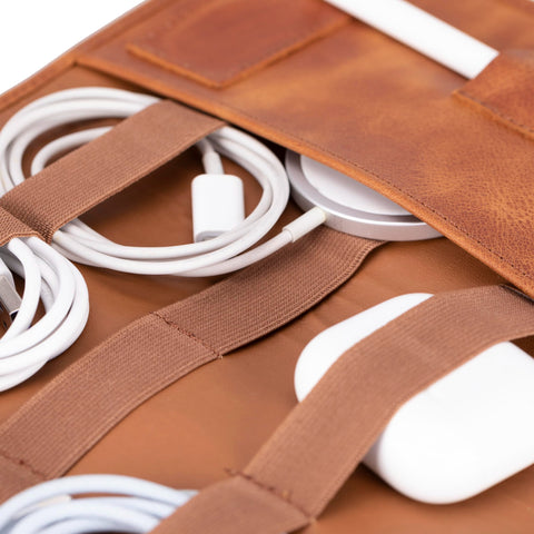 Lazio Leather Cable Organizer