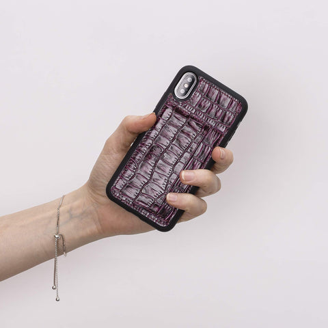 Pisa Snap On Leather Wallet Case with Stand for iPhone X