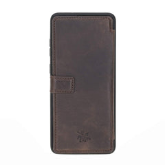 Verona Funda tipo billetera delgada de cuero con bloqueo RFID para Samsung Galaxy S20 Plus