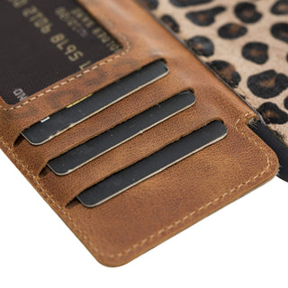 Verona Funda tipo billetera delgada de cuero con bloqueo RFID para iPhone 11 Pro