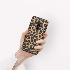 Funda de cuero Lucca Snap On para Samsung Galaxy S9 Plus