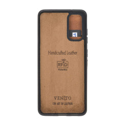 Verona Funda tipo billetera delgada de cuero con bloqueo RFID para Samsung Galaxy S20