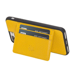 Funda tipo billetera de cuero Pisa Snap On con soporte para iPhone 8 Plus