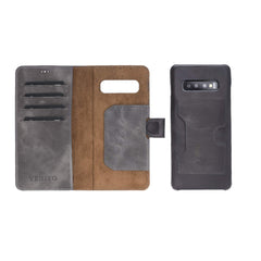Funda tipo billetera de cuero con bloqueo RFID Florence para Samsung Galaxy S9