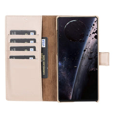 Funda tipo billetera de cuero con bloqueo RFID Florence para Samsung Galaxy Note 10 Plus
