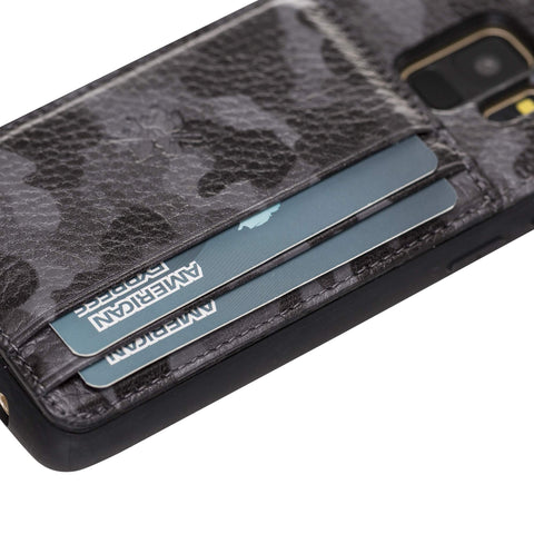 Pisa Snap On Leather Wallet Case with Stand for Samsung Galaxy S9
