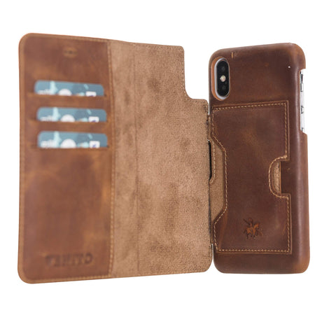 Florence RFID Blocking Leather Wallet Case for iPhone X