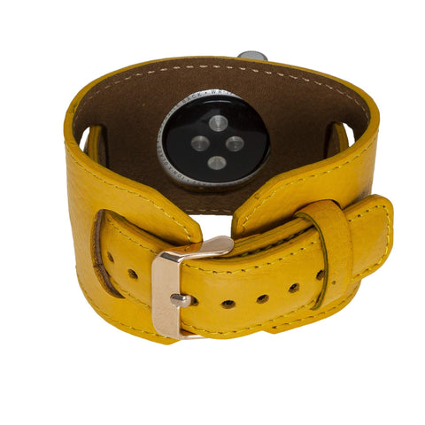 Ancona Leather Cuff Band Strap for Apple Watch