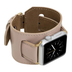 Ancona Leather Cuff Band Strap for Apple Watch