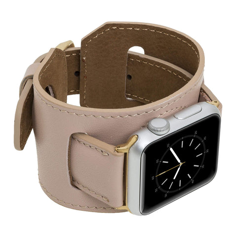 Ancona Leather Cuff Band Strap for Apple Watch