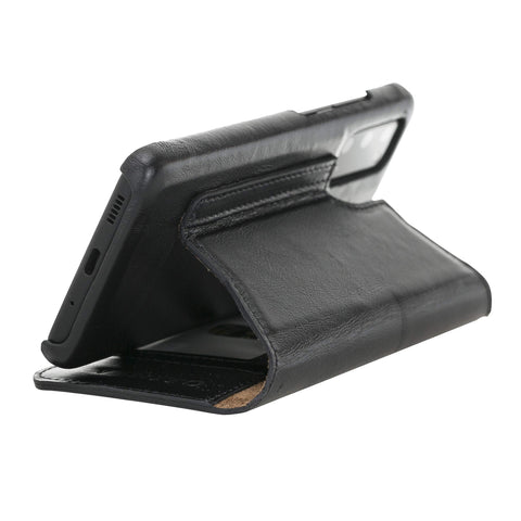 Venice RFID Blocking Leather Wallet Stand Case for Samsung Galaxy S20