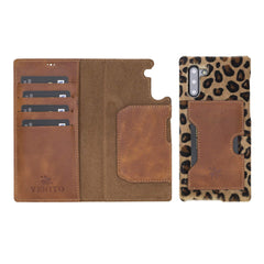 Funda tipo billetera de cuero con bloqueo RFID Florence para Samsung Galaxy Note 10