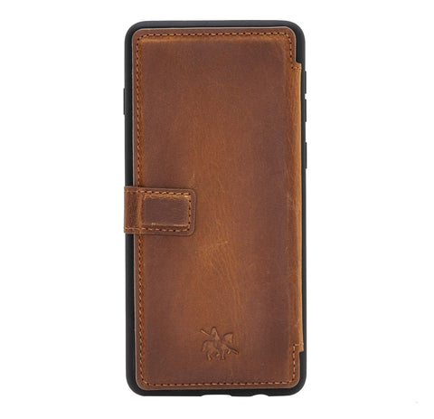 Verona RFID Blocking Leather Slim Wallet Case for Samsung Galaxy S10