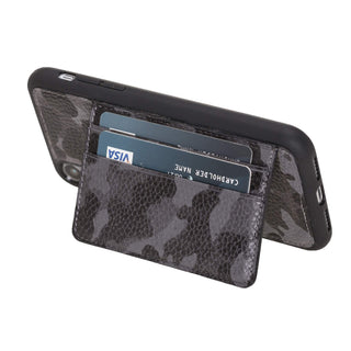 Pisa Snap On Leather Wallet Case with Stand for iPhone XR