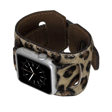 Ancona Leather Cuff Band Strap for Apple Watch
