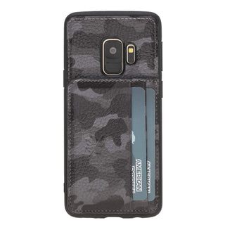 Pisa Snap On Leather Wallet Case with Stand for Samsung Galaxy S9