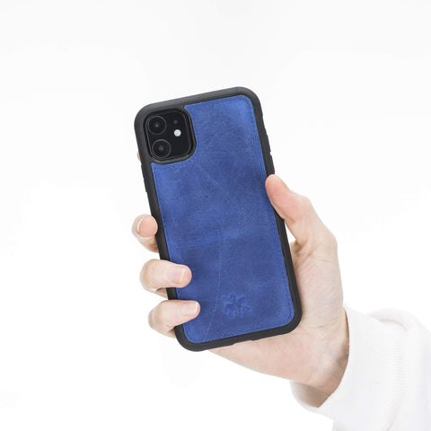 Lucca Snap On Leather Case for iPhone 11