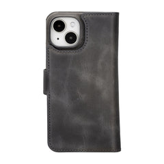 Funda tipo billetera de cuero con bloqueo RFID Florence para iPhone 15