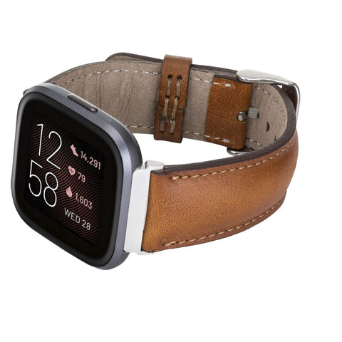 Tuscany Leather Watch Band for Fitbit Versa