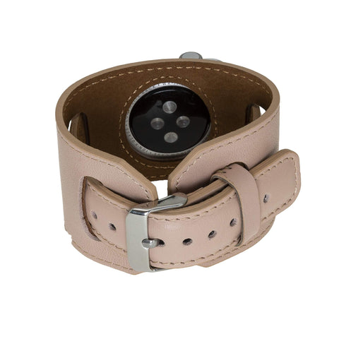 Ancona Leather Cuff Band Strap for Apple Watch