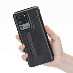 Venice RFID Blocking Leather Wallet Stand Case for Samsung Galaxy S20 Ultra
