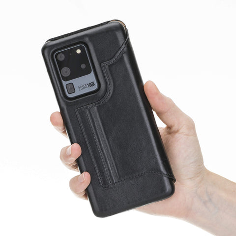 Venice RFID Blocking Leather Wallet Stand Case for Samsung Galaxy S20 Ultra
