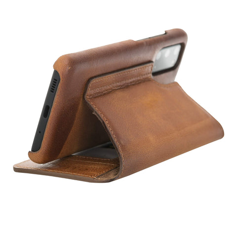 Venice RFID Blocking Leather Wallet Stand Case for Samsung Galaxy S20